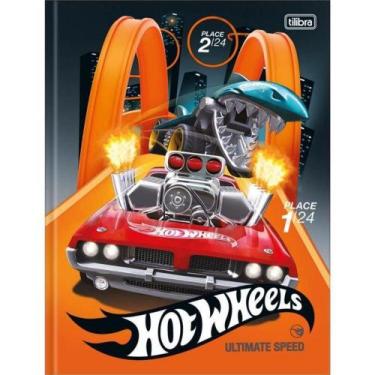 Imagem de Caderno Brochura Capa Dura Universitário 1 Matéria 80 Folhas Hot Wheel