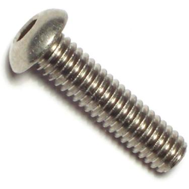 Imagem de Parafusos de soquete de cabeça de botão para fixador difícil de encontrar 014973178505, 5/16-18 x 1-1/4, peça-10