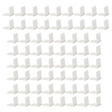 Imagem de Mxfans 50x Aircraft Model Nylon Pinned Hinges 0.63x1.1Inch for DIY RC Airplane