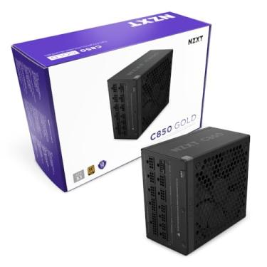 Imagem de NZXT C850 Gold ATX 3.1 - Fonte de alimentação para jogos de PC totalmente modular de baixo ruído - 850 Watts - 80 Plus Gold - Conector 12V-2x6 - Modo Zero Fan - Capacitores 100% japoneses - Preto