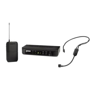 Imagem de Shure Sistema de microfone sem fio BLX14/P31 - vida útil da bateria de 14 horas, alcance de 91 m, UHF | Inclui microfone de fone de ouvido PGA31, transmissor Bodypack, receptor de canal único | Banda