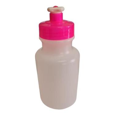 Imagem de Kit 100 Mini Garrafinha Squeeze 300ml Plástico Transparente - Lynx pro