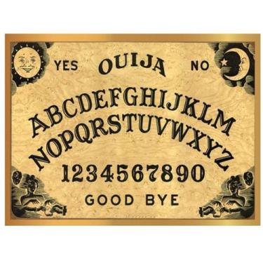 Imagem de KIt Completo Placa de Comunicação Espiritual tapete Ouija 38x29cm Neop