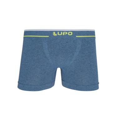 Imagem de Cueca boxer lupo 17800-001 plus size, Azul, XG