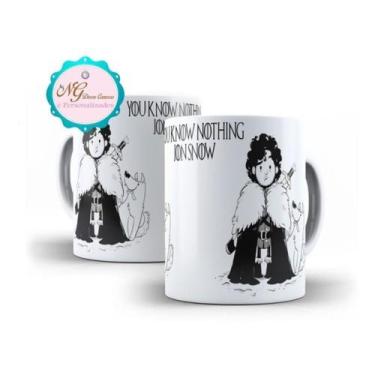 Imagem de Caneca Game Of Thrones Jon Snow - You Know Nothing - Ng Decor Canecas
