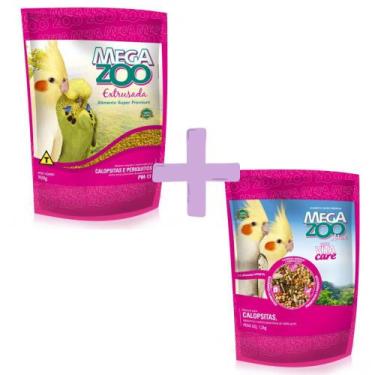 Imagem de Kit PM13 900g E Mix Calopsita 900g - MEGAZOO