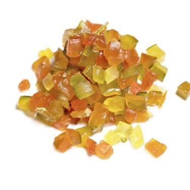 Imagem de Frutas Cristalizadas em Cubos Para Confeitaria 1Kg - DaFoods