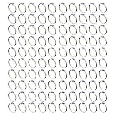 Imagem de Kit 100 Abraçadeira Aço Carbono Fita 9mm 57x76mm 2.1/4x3 - Marbo