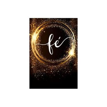Imagem de Painel De Festa Vertical 1,50 x 2,20 - Fé Arco Dourado 012 - Via Cores