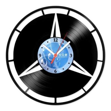 Imagem de Relógio De Parede Disco Vinil Carros - Mercedes Benz - VCA-024 - Moder