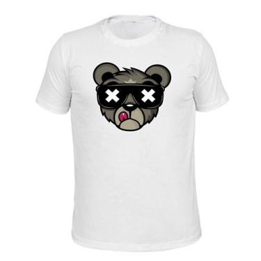 Imagem de Camiseta Plus Size Várias Cores Tecido Macio Estampada Urso Bolado - S