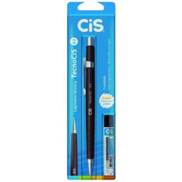 Imagem de Lapiseira técnica 0,3mm cis tecno c-203 cor marrom+grafite 