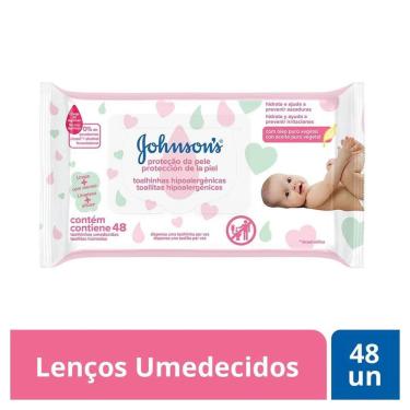 Imagem de Lenco Umed.j&j Baby Extra Cuidado C/48unid