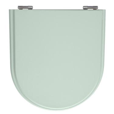 Imagem de Assento Laqueado Calypso Verde Água Tampa Para Vaso Incepa