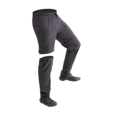 Imagem de Calça de Pesca Proteção Solar UV com Ziper Joelho Hidronatic Preto - M