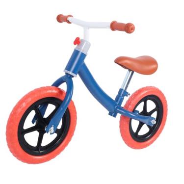 Imagem de Primeira Bicicleta para Crianças, Bicicleta de Impulso de 2 Rodas, Assento Ajustável, Guiador Confortável, Sem Pedal, Bicicleta de Empurrar para Crianças, Aço de Alto Carbono,