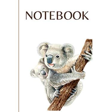 Imagem de Notebook Koala - Watercolor / Aquarelle Cover: For passionate and innovative writers - 100 lined pages - 6" x 9" - For school, office and home