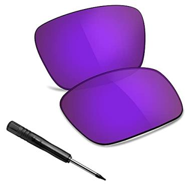 Imagem de TRUSHELL Lentes de reposição para óculos de sol Oakley TwoFace OO9189, Roxo violeta - polarizado, TwoFace