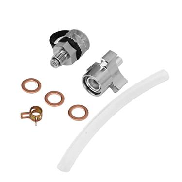 Imagem de Válvula de Drenagem de óleo à Prova de Vazamento, Acessório de Mangueira de Drenagem de Aço inoxidável; Estrutura Compacta à Prova de Ferrugem ; Garante Trocas de óleo Limpas e