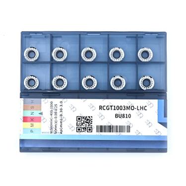 Imagem de CDBP RCGT1003MO Inserção de torneamento de alumínio R5 inserções redondas de fresagem para suportes de ferramentas de fresagem SGCR/L SRDCN, 10 peças.