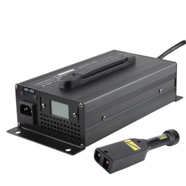 Imagem de Carregador de bateria de carrinho de golfe 36V/48V Carregador de bateria 1200W com plugue estilo D, para carregamento de bateria de chumbo-ácido,48V 20A with D Style Plug