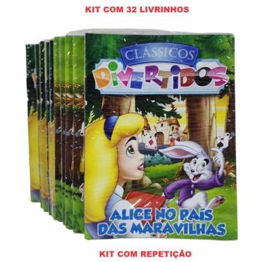 Imagem de 32 Livros Classicos Divertidos História  Atacado Lembrancinha De Anive