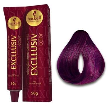 Imagem de Coloração Creme Haskell Excllusiv Color 8.26 Marsala