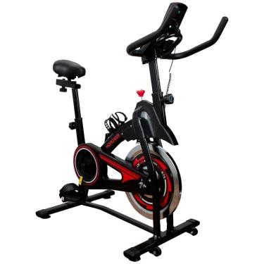 Imagem de Bicicleta Ergométrica Spinning,Com Monitor Lcd,Mopower-Preta