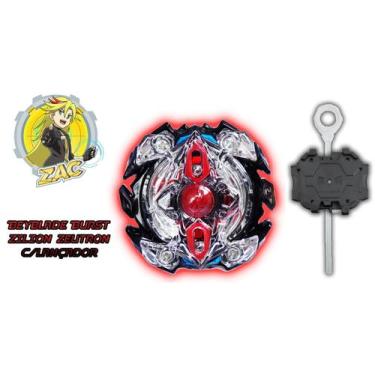 Imagem de Beyblade Burst Zilion Zeutron + Lançador Beyblade Burst Promo - Tornad