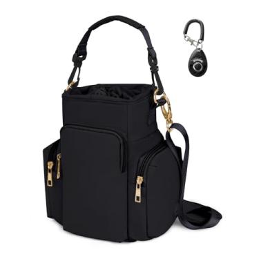 Imagem de OFY Bolsa de petiscos para cães para passear, treinamento com alça removível, grande capacidade para copo Stanley de 1,134 g, material PEVA fácil de limpar, vários bolsos, clique de treinamento,