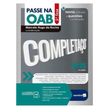 Imagem de Passe Na Oab 1ª Fase - Completaço - Teoria Unificada E Questões Comentadas - 11ª Edição 2025