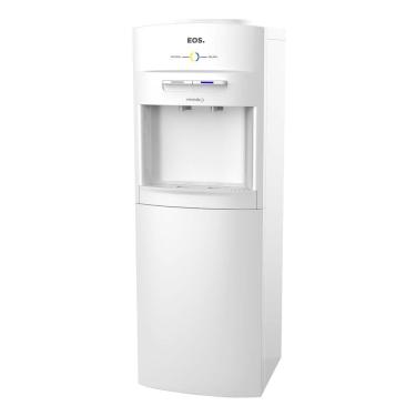 Imagem de Bebedouro de Coluna para Garrafão Compacto eos Mineralle Compressor Branco EBC05BC 220V