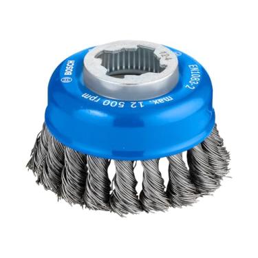 Imagem de Bosch Escova de Aço PRO Copo X-LOCK Trançado 75mm