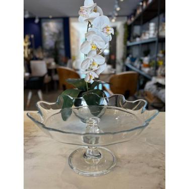 Imagem de Prato para bolo em vidro com pé D32xA15cm
