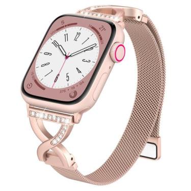 Imagem de Pulseira de relógio BRG Thin Mesh Loop em aço inoxidável 40 mm 41 mm