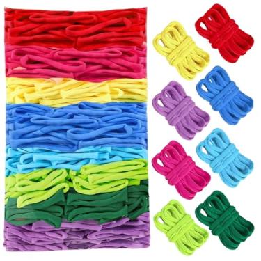 Imagem de Kit DIY de 800 peças de laços de tear, laços de tecelagem pastel, laços de tecelagem elásticos artesanais para pegadores de panela, pulseiras, bolsas