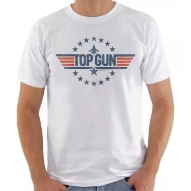 Imagem de Camiseta Camisa Top Gun Logo Filme Nerd Geek Anime - Loja Dinka, G, Br