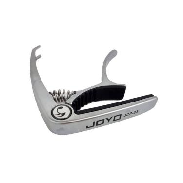 Imagem de Capotraste De Metal Para Guitarra E Violão Joyo Na Cor Prata