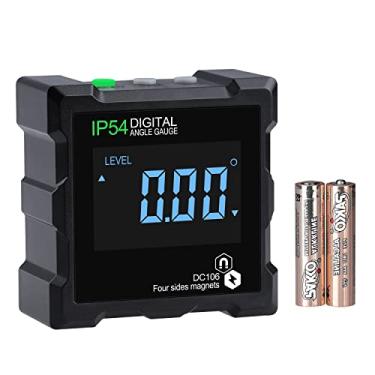 Imagem de Localizador de ângulo digital, ferramenta eletrônica de nível de medidor de ângulo LEERCHUANG com ímã forte de 4 lados, ferramenta de medição de ângulo inclinômetro digital para marcenaria, construção e máquinas