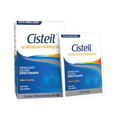 Imagem de Cisteil 600mg/g 16 Envelopes Com 5g Cada