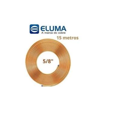 Imagem de Tubo de cobre 5/8 flexível panqueca 15m - Eluma