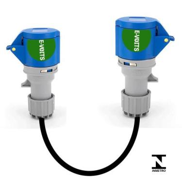 Imagem de Adaptador 16a Para 32a Carregador Portátil Carro Elétrico - Evoits