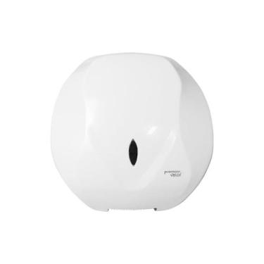 Imagem de Dispenser papel Higienico Rolao 300/500m Velox Branco Premisse - Casa 