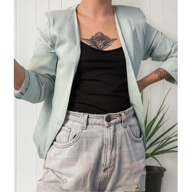 Imagem de N1183-Casaco Casaquinho Blusa Feminina Blazer Liso Elegante 110k - Xum
