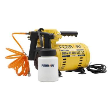Imagem de Compressor de Ar Direto Mega Jet Air 1/2CV Bivolt C/ Kit Ferrari