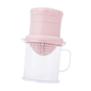 Imagem de Bothyi Espremedor de frutas manual, espremedor de limão portátil, prensa manual, extrator de compacto, de frutas cítricas para bebidas, laranja, Rosa