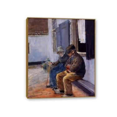 Imagem de Zeichn8u Pintura famosa, a consulta, reproduções de pintura a óleo impressão em tela retrato de mulher impressão de arte de parede imagens abstratas decoração de parede 50 x 40 cm (20 x 16 pol