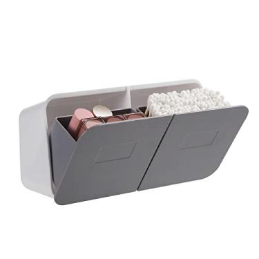 Imagem de RAMFIYN Suporte Para Absorvente Interno De Parede Banheiro, Organizador Produtos Femininos, Discos Algodão Maquiagem, Cotonetes Com Tampa