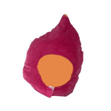 Imagem de Vaveren Chapéu de batata-doce de pelúcia com vegetais, fantasia fofa e criativa para festival e cosplay