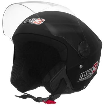 Imagem de Capacete Moto Aberto Pro Tork New Liberty 3, PRETO, 56
